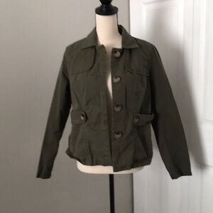 OLD NAVY Hunter Women Lightweight Olive Green Jacket | S